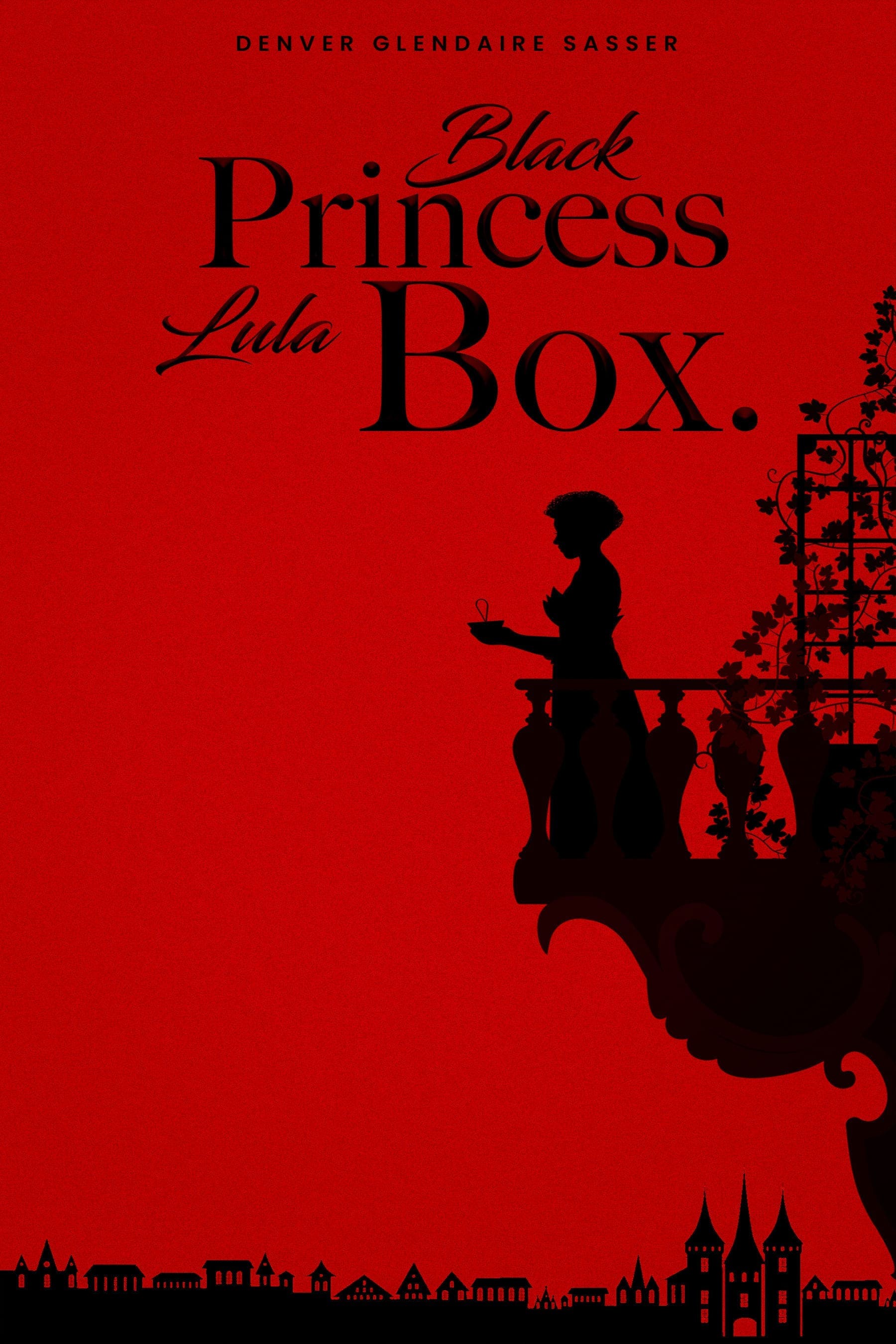 Movie poster for Black Princess Lula Box, featuring a young princess with a crown, surrounded by a magical forest.
